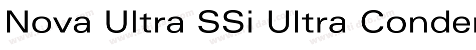 Nova Ultra SSi Ultra Condensed字体转换